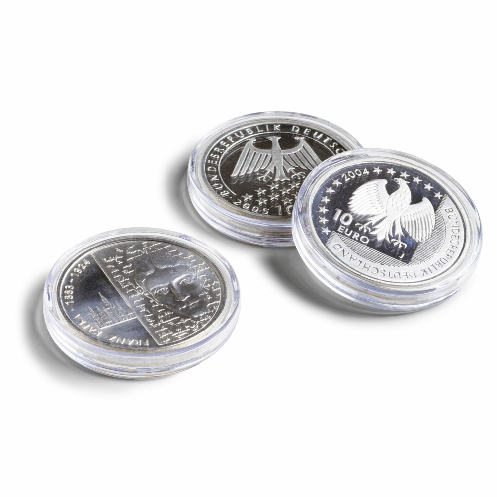 Mincovní kapsle ULTRA Perfect Fit 39 mm pro mince 1 Oz Britannia/Krugerrand Silver, balení 10 ks