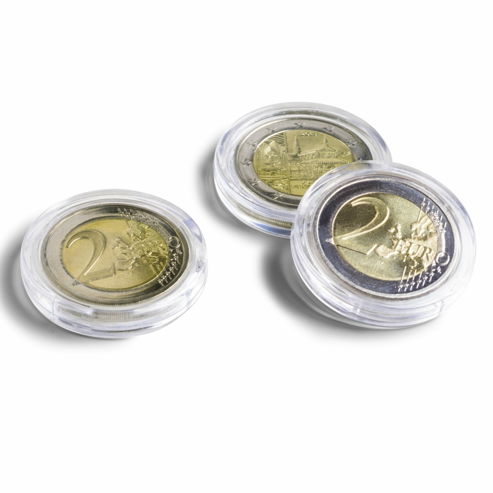 Mincovní kapsle ULTRA Perfect Fit 38 mm pro mince 1 Oz Maple Leaf Silver, balení 10 ks