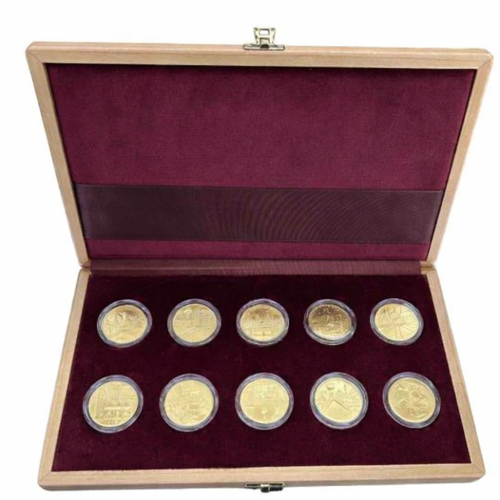 CNB Set of gold coins – Municipal heritage reserves 2021–2025 standard