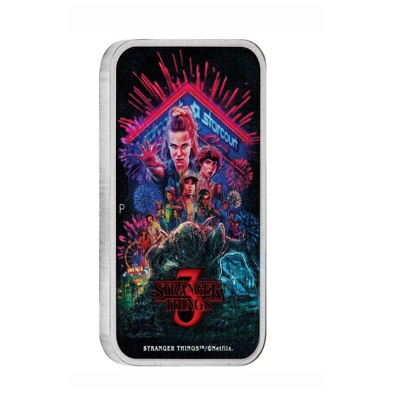 Stranger Things - Season 2 2026 1oz Silver Coloured Rectangular Coin