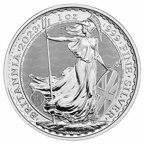Plastikkapsel für Britannia 1 Oz Silbermünze - 1 Stk.