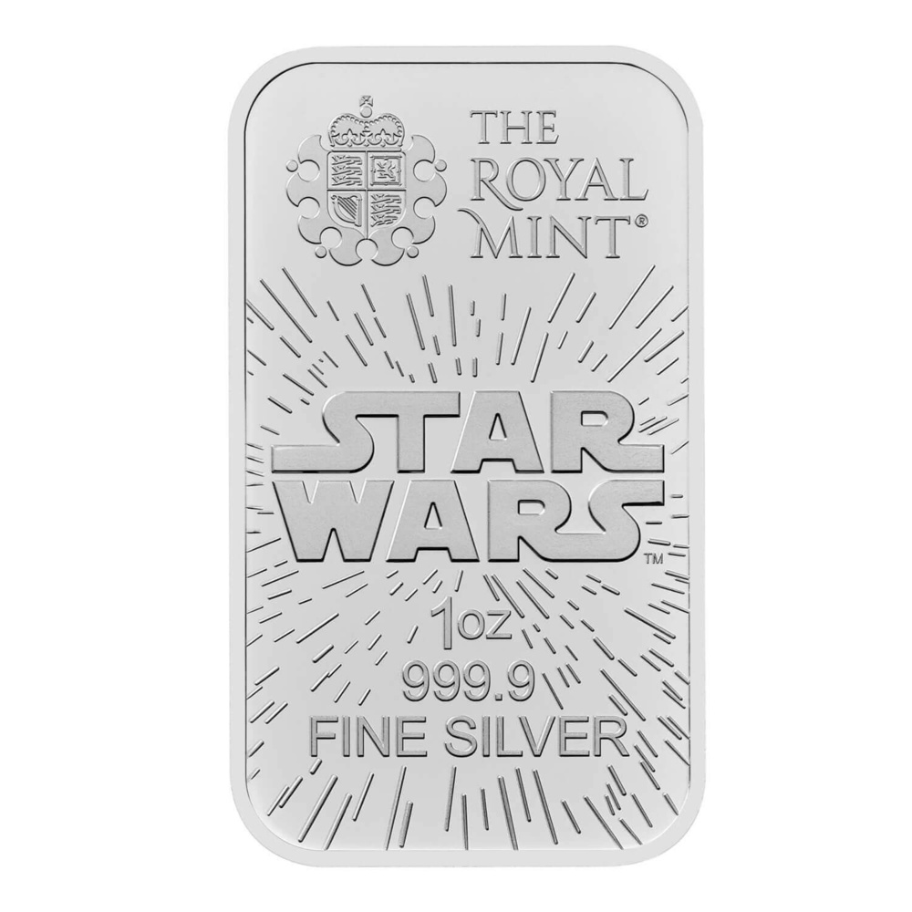 Star Wars Light Side silver bar 1 oz