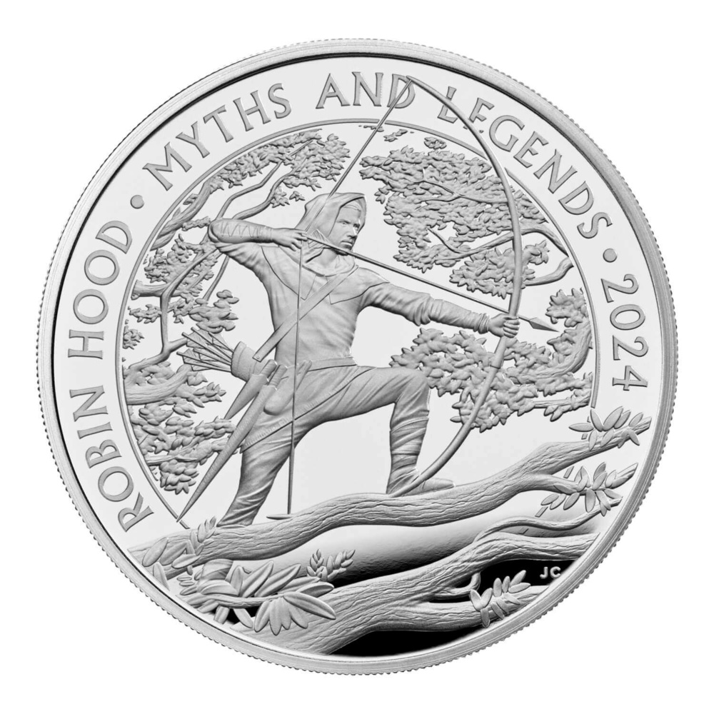 Robin Hood 1 Oz Silver Coin 2024