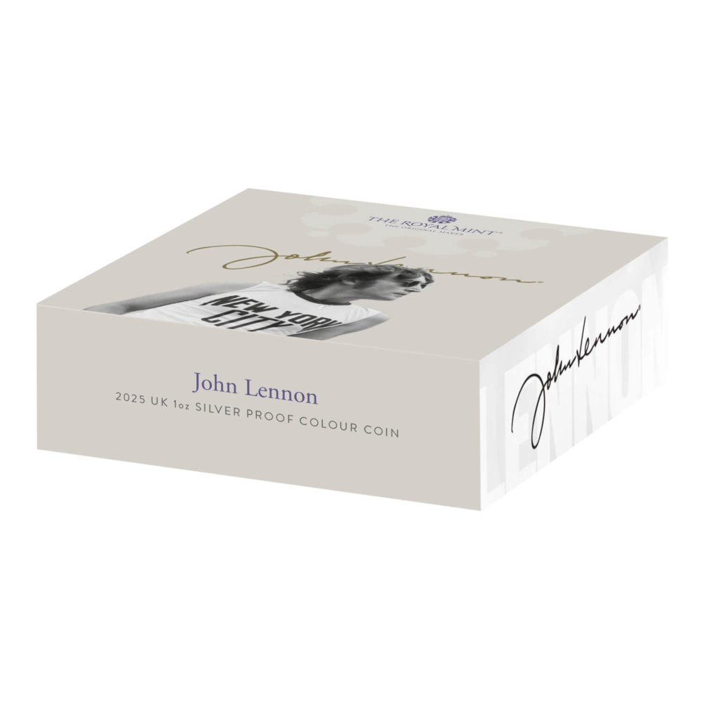 John Lennon 1 Oz 2025 Proof Silver Coin
