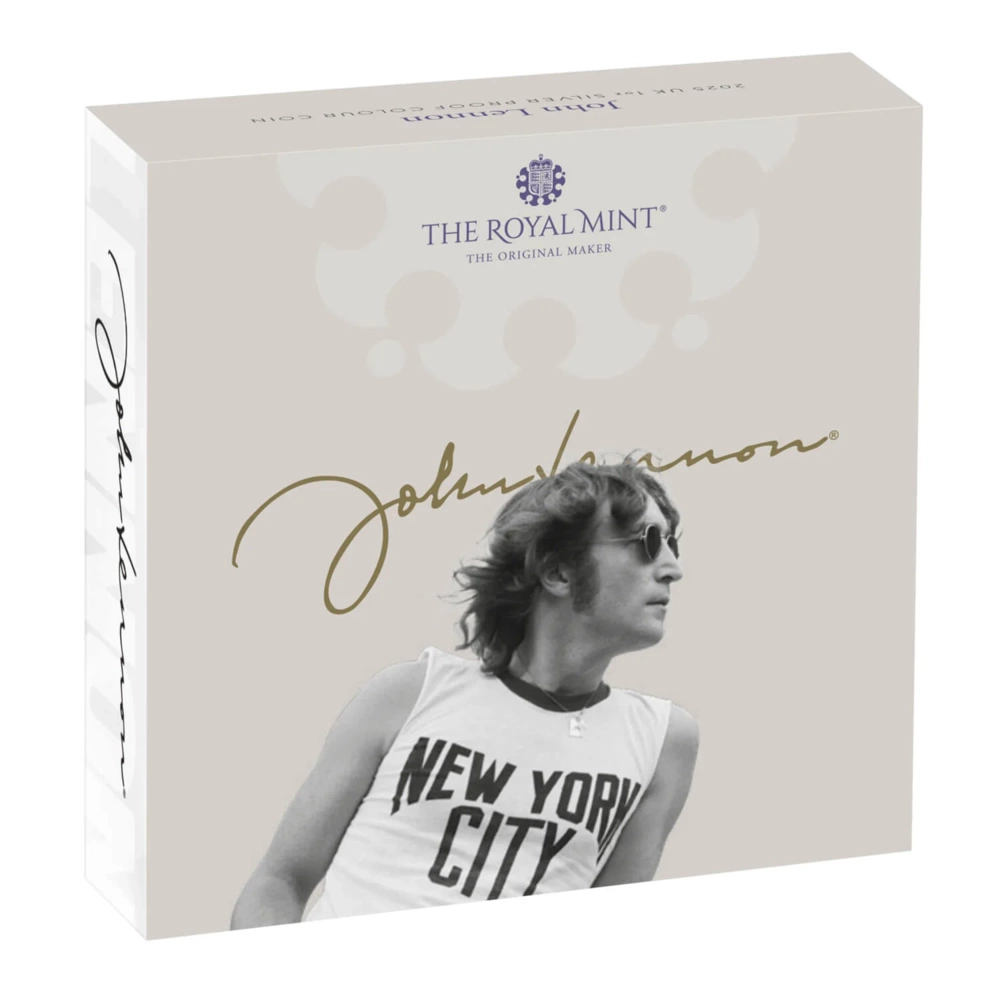 John Lennon 1 Oz 2025 Proof Silver Coin