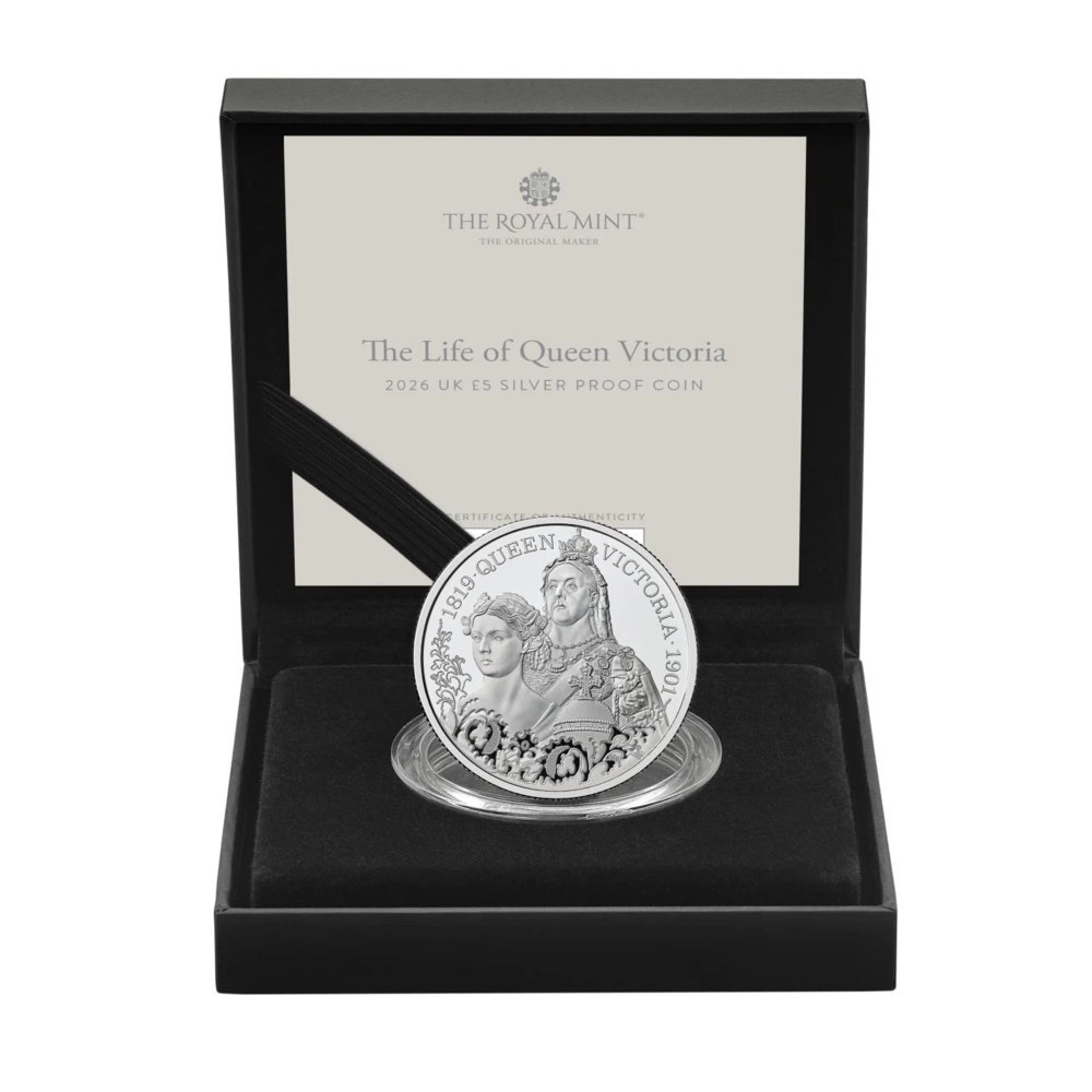 The Life of Queen Victoria UK 2026 £5 Silver Proof Coin