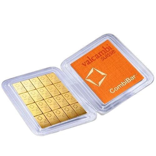 20 x 1 g Goldbarren | Valcambi | CombiBar®