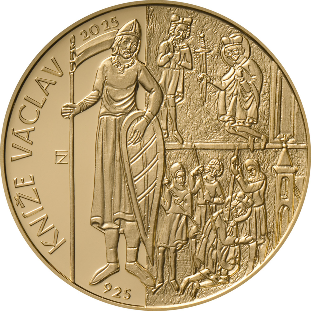 Gold coin commemorating the 1100th anniversary of the beginning of Prince Wenceslas' reign - Standard