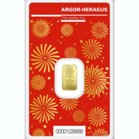 Argor-Heraeus Limited edition Rok draka 2024 zlatý slitek 1g