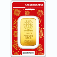 Argor-Heraeus Limited edition Rok draka 2024 zlatý slitek 31,1g