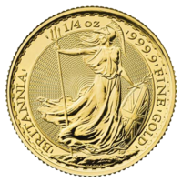 Zlatá mince Britannia 1/4 Oz