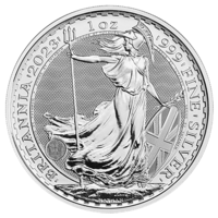 Stříbrná mince Britannia 1 Oz  - Charles III 2023