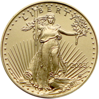 Zlatá mince American Eagle 1/10 Oz Typ 2