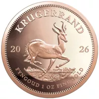 Krugerrand 1 Oz 2025 Gold Coin