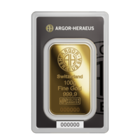 Argor Heraeus Investiční zlatý slitek 100g