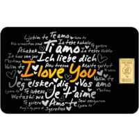 FineCard "I Love You" 1g
