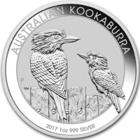 Stříbrná investiční mince Kookaburra 1 Oz 2017