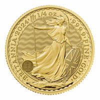 Zlatá mince Britannia 1/4 Oz 2024