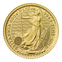 Zlatá mince Britannia 1/10 Oz 2024