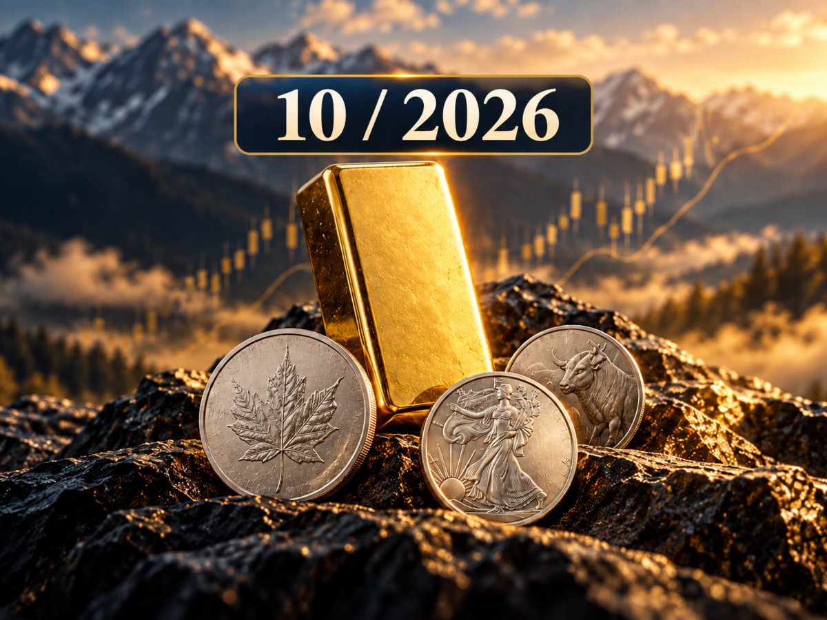 Drahé kovy v říjnu 2026: co očekává GoldenHouse po zářijové korekci?