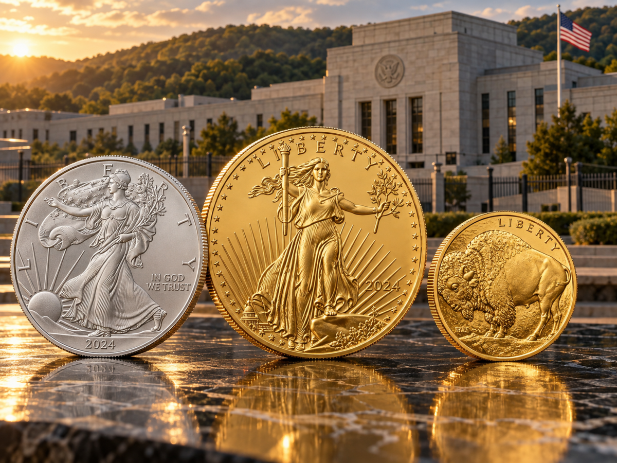 United States Mint: americké zlato mezi orlem, svobodou a bizonem