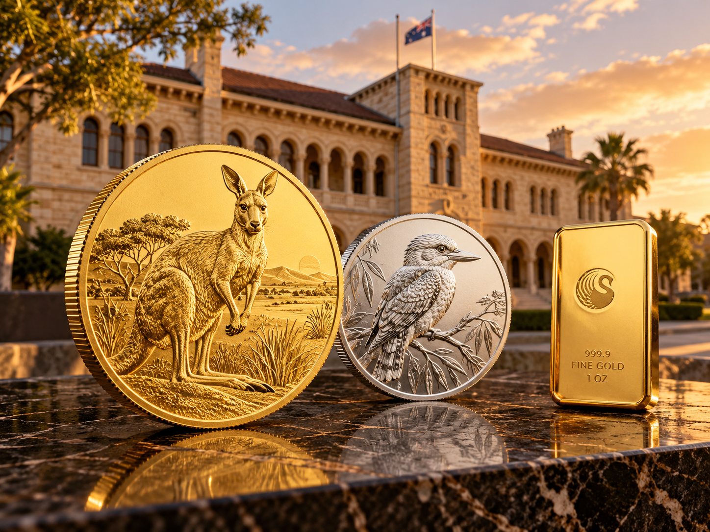 The Perth Mint: australská mincovna, která propojila zlato s příběhy