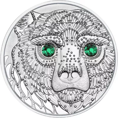 Silbermünze Heilkräfte des Bären 2/3 Oz 2023