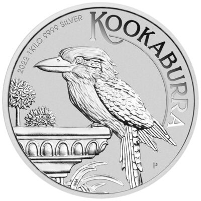 Stříbrná mince Australian Kookaburra 2022 1 Kilo