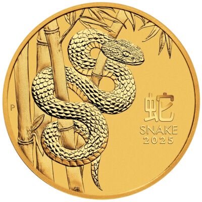 Goldmünze Jahr der Schlange 1/20 Oz 2025 - LUNAR SERIES III.