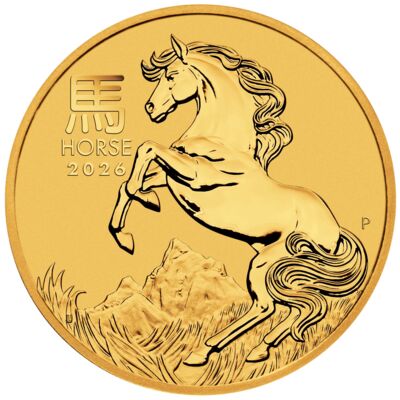 Australian Lunar Series III 2026 Year of the Horse 1/4oz Gold Bullion Coin