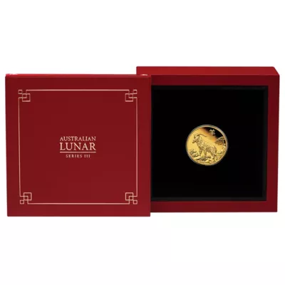 Goldmünze 1/10oz Lunar III Ziege 2027