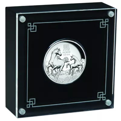 Australian Lunar Series III 2026 Year of the Horse 1oz Silver Proof High Relief Coin -Proof