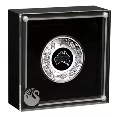 „Great Southern Land“ 2026 – 1 Unze Silber-Proof-Münze mit Opal-Motiv
