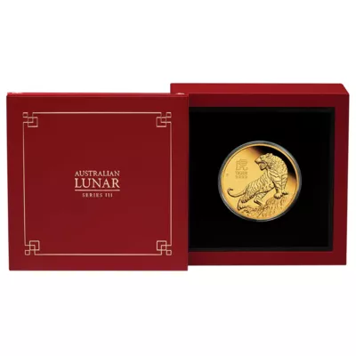 Goldmünze Jahr des Tigers 1 Oz 2022 – LUNAR SERIES III – Proof