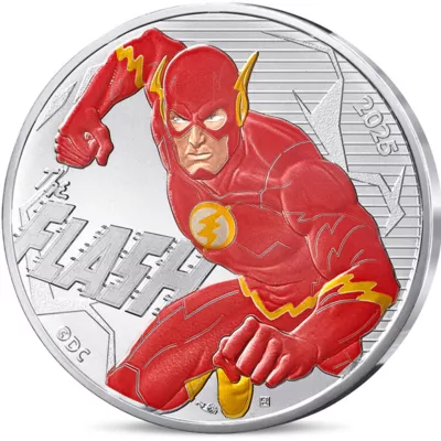 Silbermünze Flash 13g 2025 Farbig