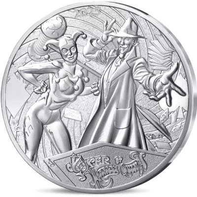Harley Quinn und Joker Silbermünze 13g 2025