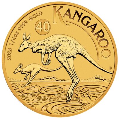 Gold Coin Kangaroo 1/4 Oz 2026