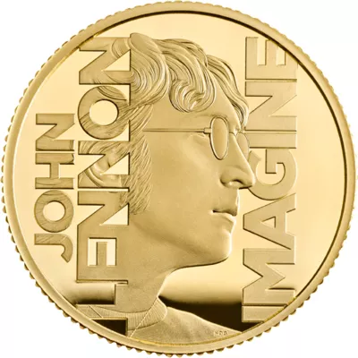 John Lennon 1/4 Oz 2025 Proof Gold Coin