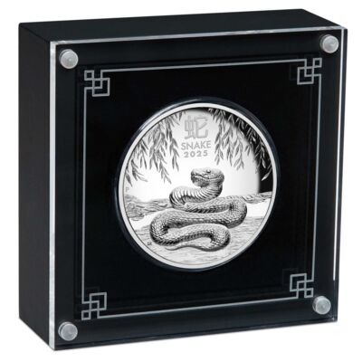 Silver coin Year of the Snake 5 Oz 2025 - LUNAR SERIES III. High Relief