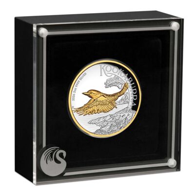 Australian Kookaburra 2026 2oz Silver Proof High Relief Gilded Coin