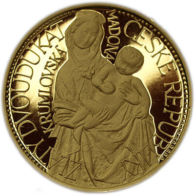 Zwei Dukaten Tschechische Republik 1997 – Madonna von Krumlov