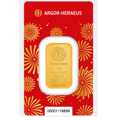 Argor-Heraeus Limited Edition Jahr des Pferdes 2026 Goldbarren 10 g