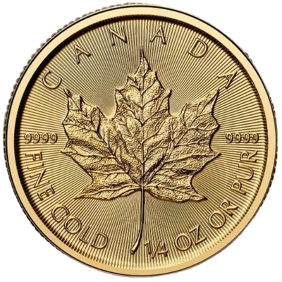 2026 Maple Leaf 1/4 Oz Gold Coin