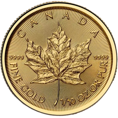 2026 Maple Leaf 1/10 Oz Goldmünze