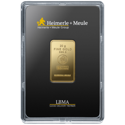 Heimerle + Meule Investiční zlatý slitek 20g