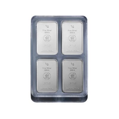 100x 1g Heimerle + Meule Investiční stříbrný slitek - BOX