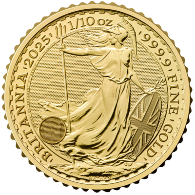 Britannia 1/10 Oz 2025 Goldmünze