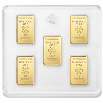Heimerle + Meule Anlagegoldbarren 15g (15 x 1g) - UNITY BOX