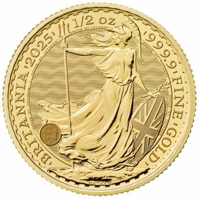 Britannia 1/2 Oz 2025 Goldmünze