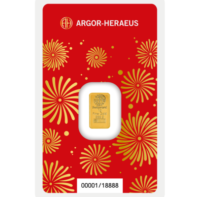 Argor-Heraeus Limited Edition Jahr des Pferdes 2026 Goldbarren 1 g